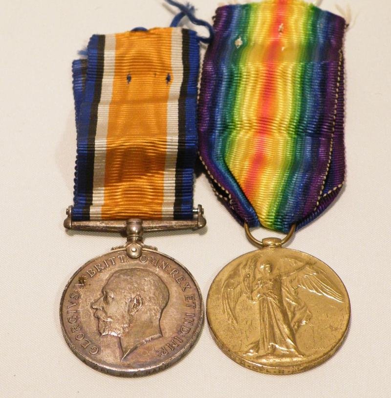 WW1 Medal Pair to Nash MGC – KIA 1st Day Passchendaele. — image 2