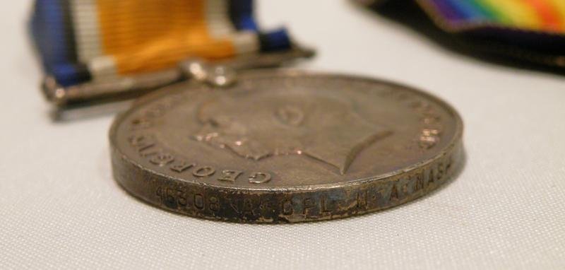 WW1 Medal Pair to Nash MGC – KIA 1st Day Passchendaele. — image 3