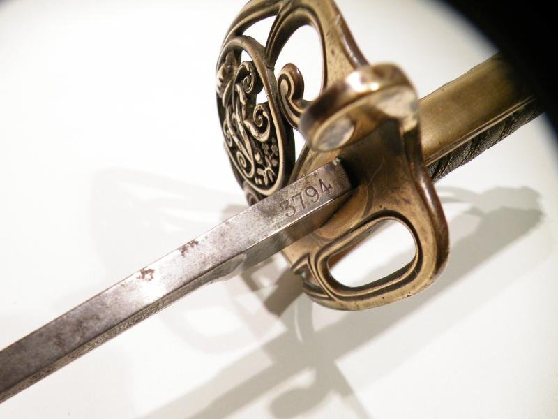 Victorian 1845/54 Pattern Infantry Officers Levee Sword By Hawkes — image 7