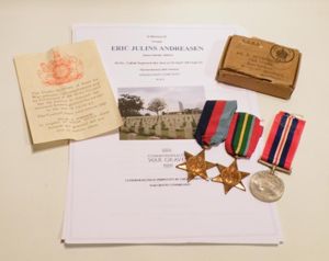 WW2 Group 3 to Andreasen Suffolk Reg Died Japanese POW.