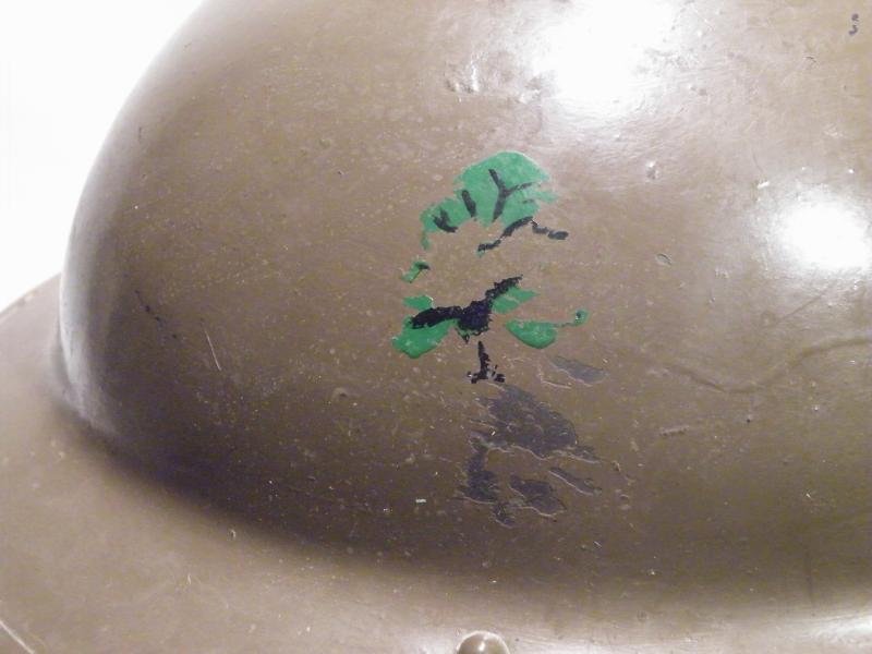 WW2 British Brodie Hemet with Decal. — image 4
