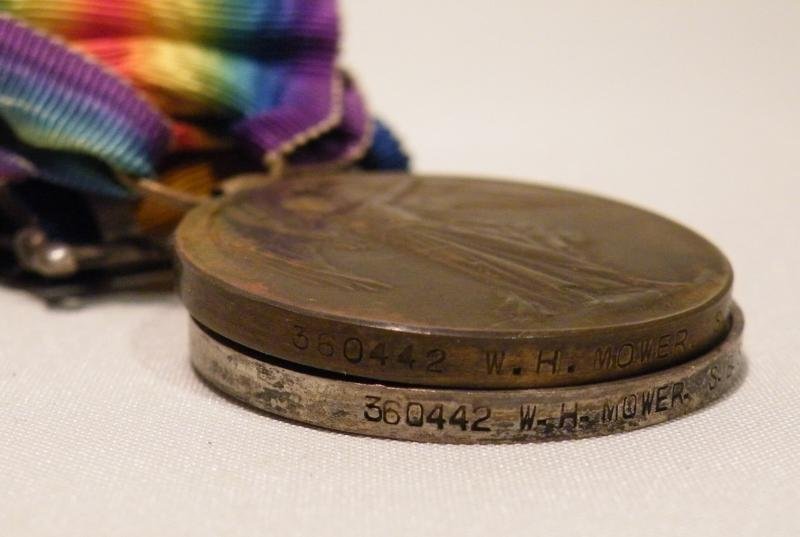 1914/15 Star Trio to Mower Royal Navy Sick Birth. Died 1918. — image 4