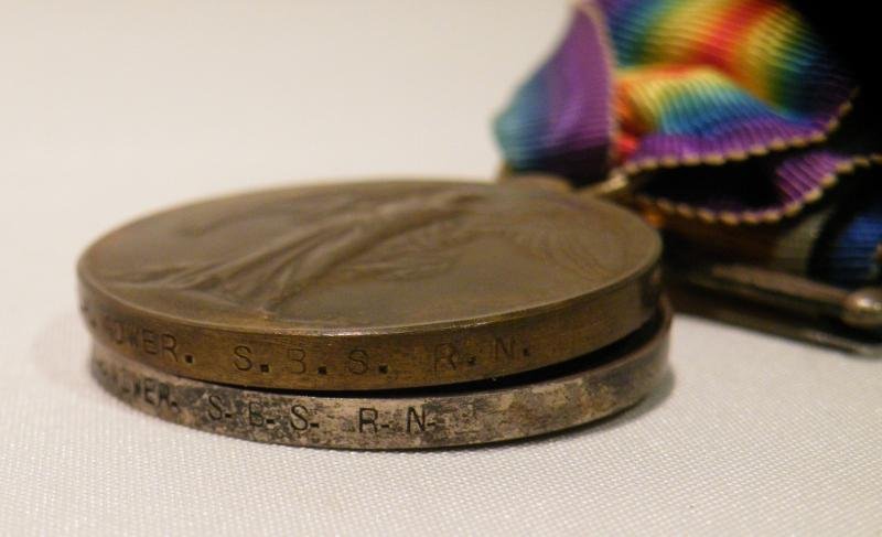 1914/15 Star Trio to Mower Royal Navy Sick Birth. Died 1918. — image 5