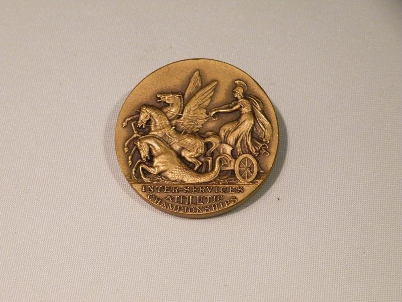 1937 Inter-Services Sports Medallion. — image 2