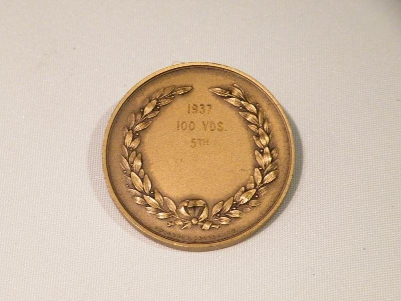 1937 Inter-Services Sports Medallion. — image 3
