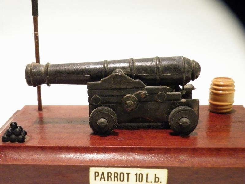 Vintage Small Metal Model Cannon Desk Item — image 3