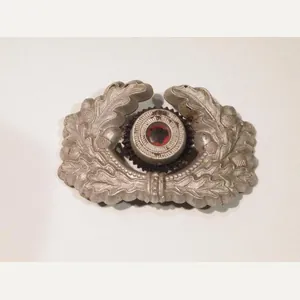 WW2 German Visor Cap Wreath & Cockade.