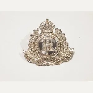Suffolk Regiment Officers Cap Badge.