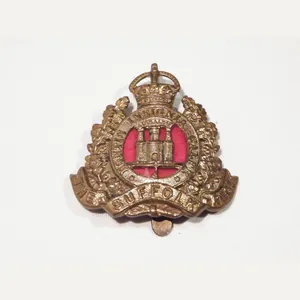 Suffolk Regiment Officers Cap Badge.