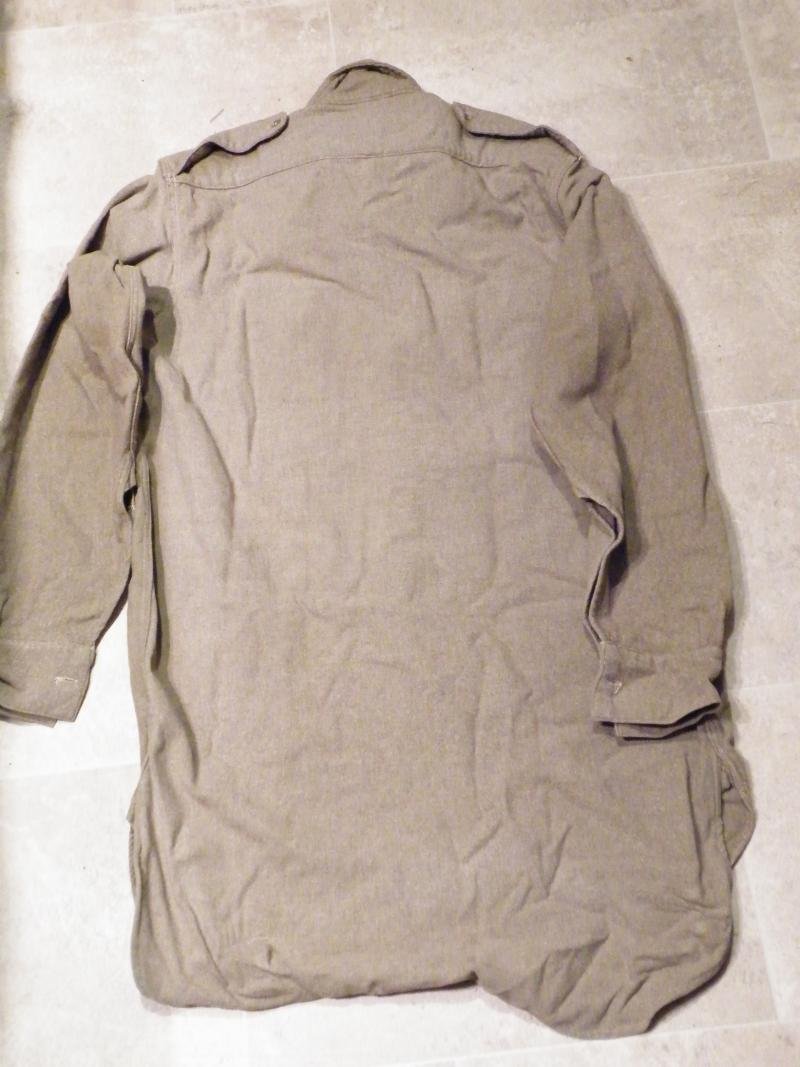 A 1955 Dated Size 2 Military Serge Shirt 1 — image 2