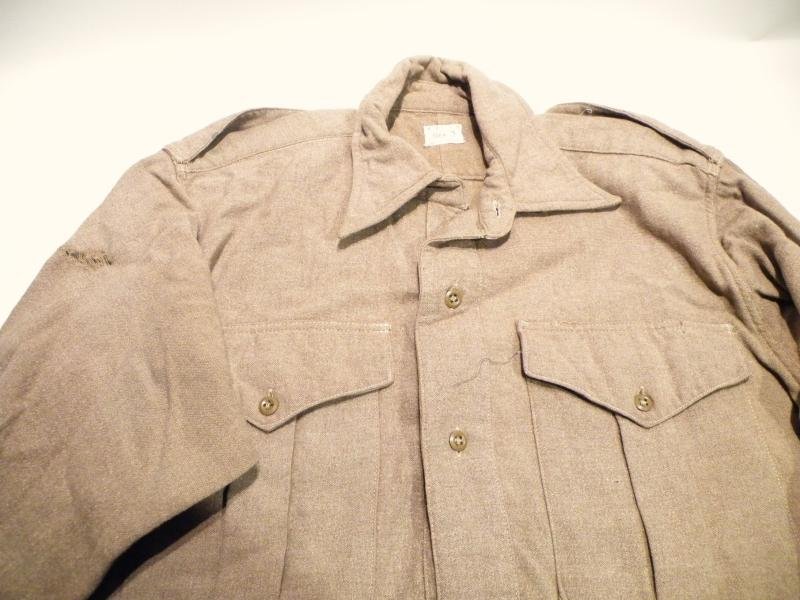 A 1955 Dated Size 2 Military Serge Shirt 1 — image 3