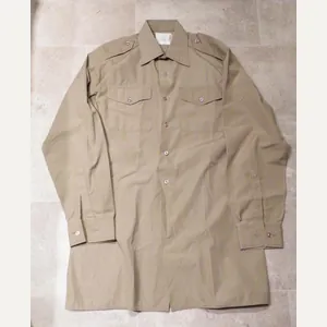 Vintage No2 Dress Cotton Soldiers Shirt Size 38