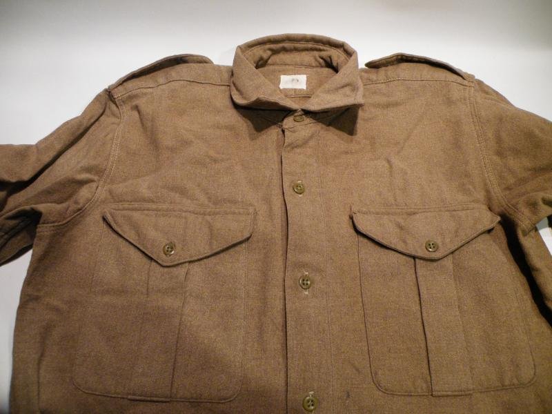 WW2 Era Kakhi Serge Shirt — image 3