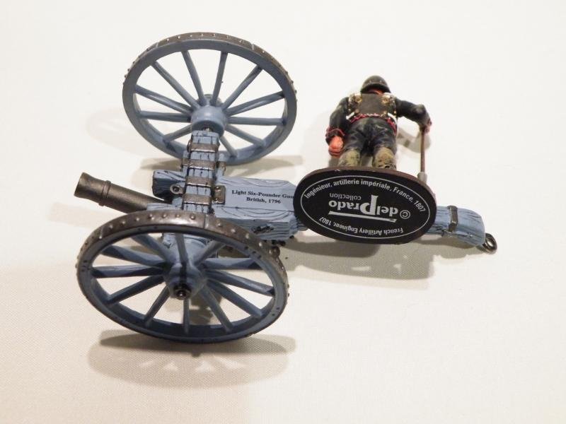 Two Vintage Del Prado Painted Die Cast Pieces – British Cannon — image 6
