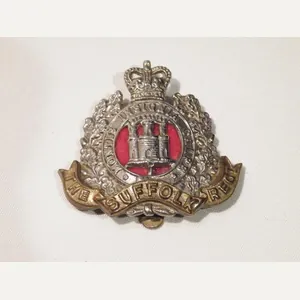 QEII Suffolk Regiment Cap Badge.