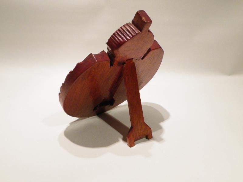 George VI Royal Engineers Wood Plaque with Back Stand — image 3