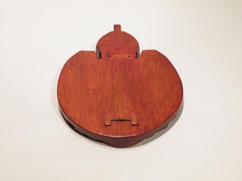 George VI Royal Engineers Wood Plaque with Back Stand — image 4