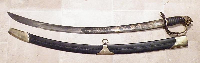 Rare Geo III 1803 Pattern Infantry Officers Sword. — image 2