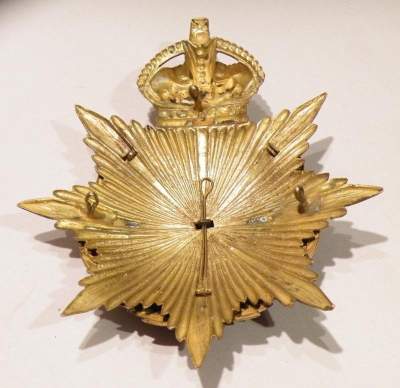 Edwardian Leinster Regiment Officers Helmet Plate. — image 3