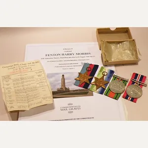 WW2 Medal Group 4 to Lieut Morris KIA HM Submarine …