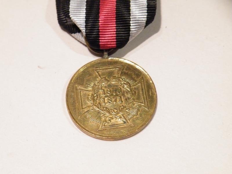 1870/71 German Franco Prussian War Medal (Combatants) — image 2