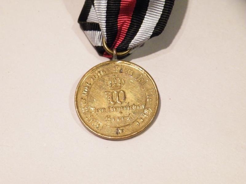 1870/71 German Franco Prussian War Medal (Combatants) — image 3