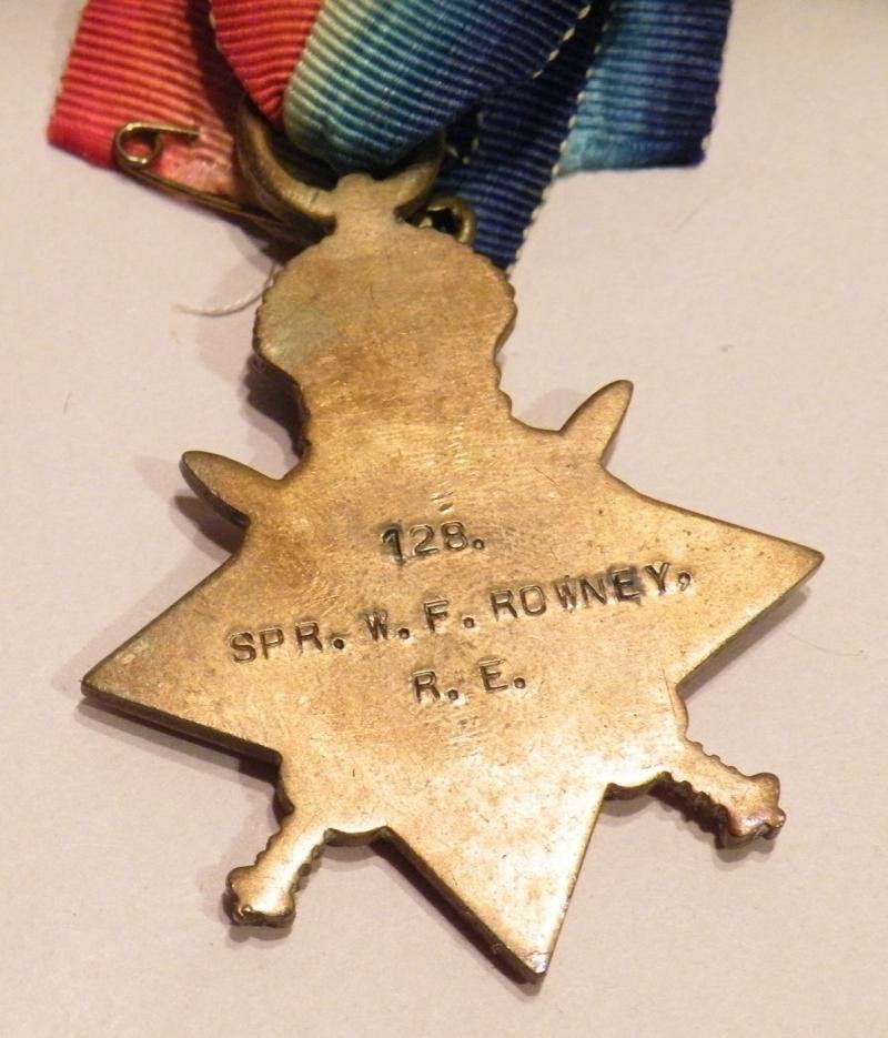 WW1 Territorial Force Medal Group to Rowney RE Sig Coy. — image 3