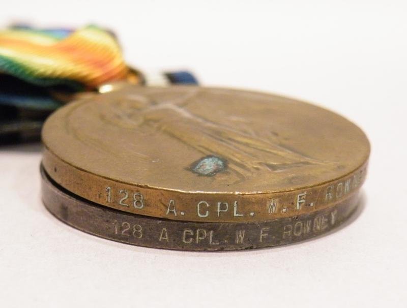 WW1 Territorial Force Medal Group to Rowney RE Sig Coy. — image 4