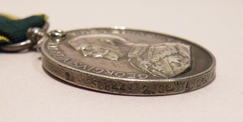 WW1 Territorial Force Medal Group to Rowney RE Sig Coy. — image 6