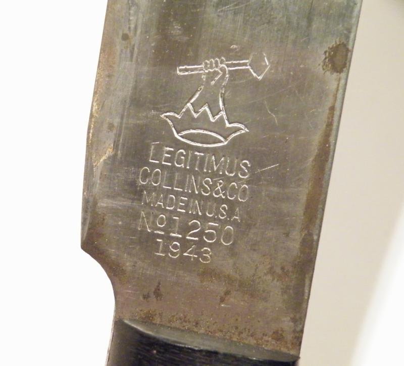 WW2 US Machete by Legitimus Collins & Co. — image 7