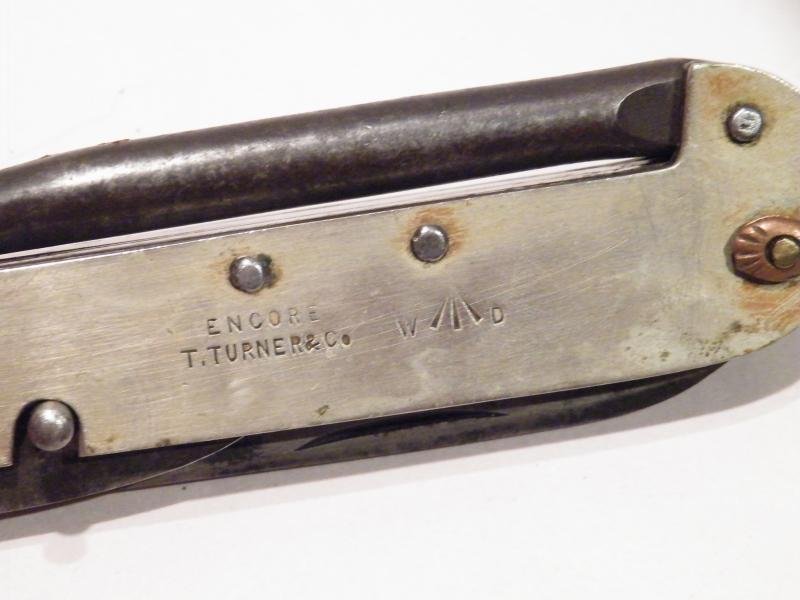 Early WW1 Military Issue Clasp Knife – T. Turner Sheffield — image 6