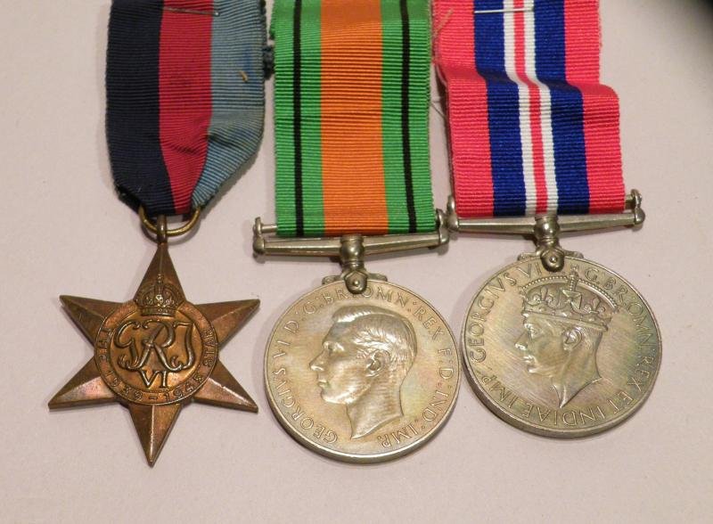 WW2 Medal Trio to Sapper Stone RE Accidently Killed 1941. — image 2