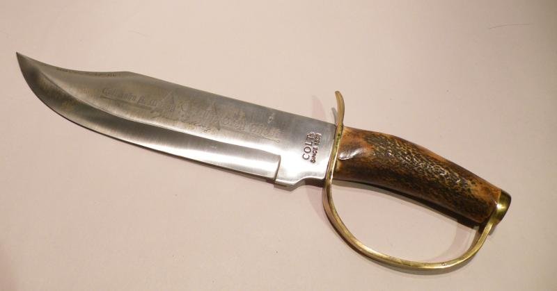 Vintage Colt Rough Rider Bowie Knife Colonel Mosby Tribute. — image 4
