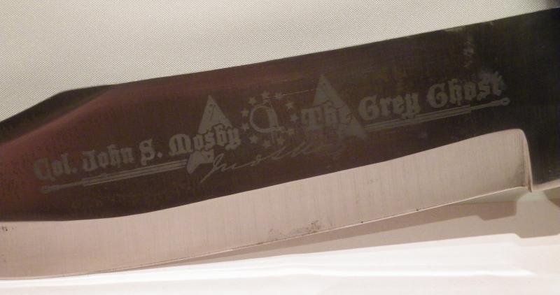 Vintage Colt Rough Rider Bowie Knife Colonel Mosby Tribute. — image 5