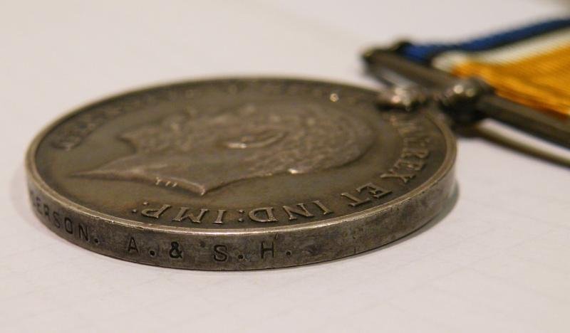 WW1 Pair to Henderson A & S H 1/6th (Renfrewshire) Battalion. — image 6