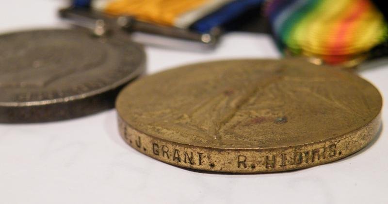 WW1 Medal Pair to Grant 1/7th Black Watch. — image 4
