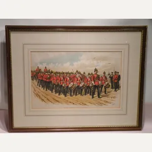 Framed and Glazed Print by Richard Simkin - RMLI