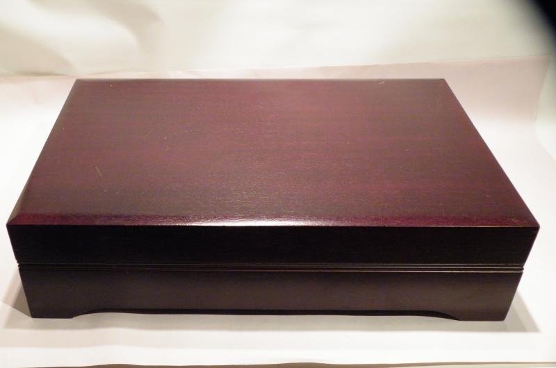 Handy Wood Cased Medal Display/Storage Box — image 3