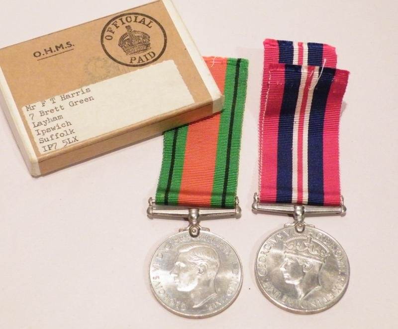 WW1 & WW2 Family Medals to Harris London Irish & RAF. — image 6