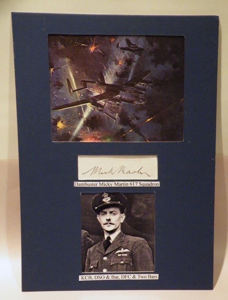 Original Signature Micky Martin – Dambuster.