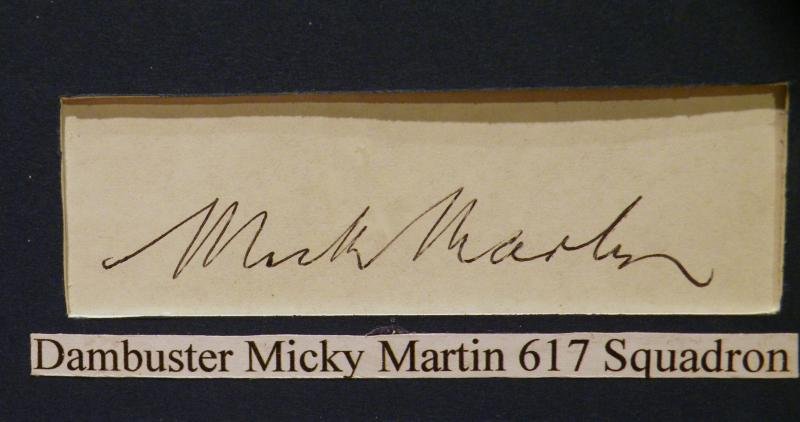 Original Signature Micky Martin – Dambuster. — image 4