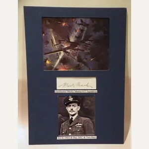 Original Signature Micky Martin – Dambuster.