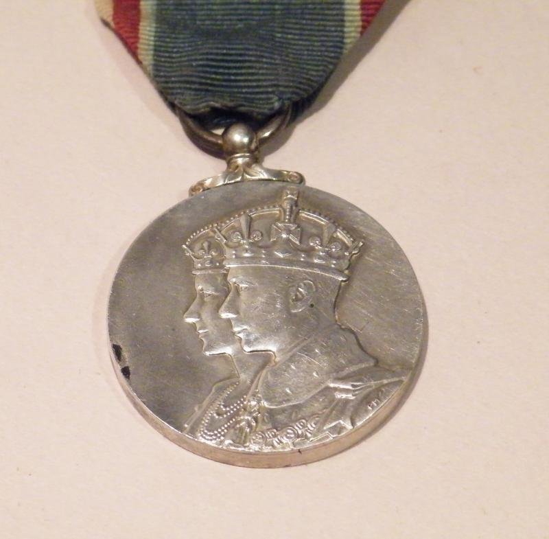 1937 George VI Coronation Medal. — image 2