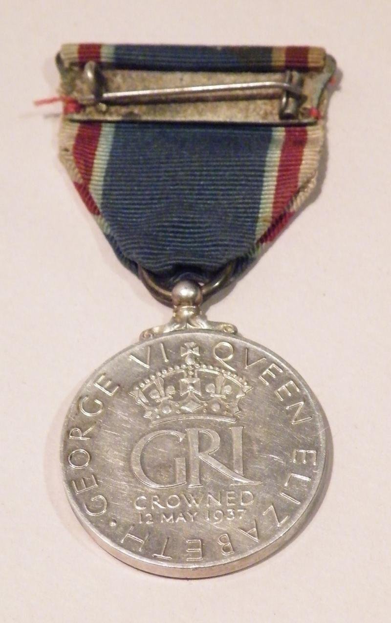 1937 George VI Coronation Medal. — image 3