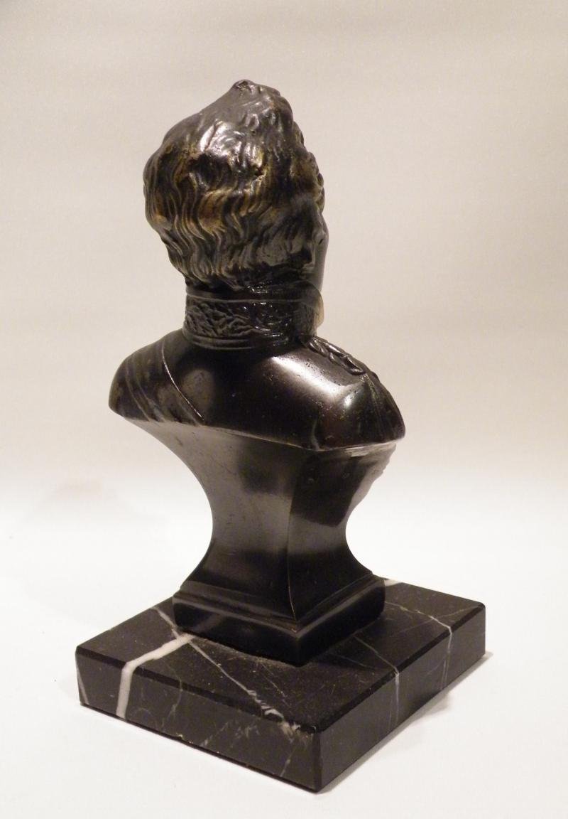 Vintage Polished Bronze Bust of Wellington — image 3