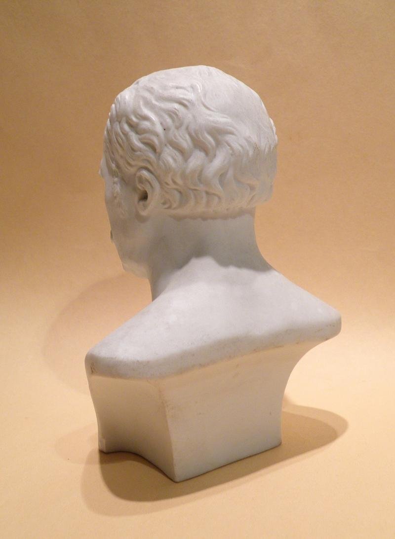 Antique Berlin Porcelain Parian Bust of General Blucher — image 3