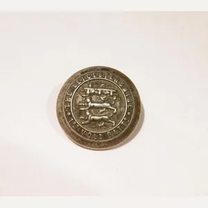 The Leicestershire 1st Volunteer Battalion The Leicestershire Button