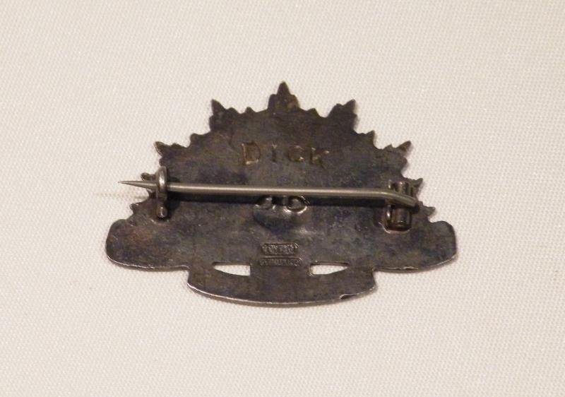 WW1 Era Sterling Silver Australian Commonwealth Sweetheart Brooch — image 2
