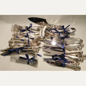 Stunning Butler of Sheffield A1 Plate set of Cutlery Pistol …