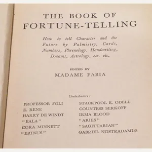 Scarce First Edition 1935 The Book of Fortune Telling by …